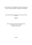 Master's thesis of Engineering: Development of life prediction models for rolling contact wear in ceramic and steel ball bearings