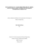 Master's thesis of Engineering: Development of a crash risk probability model and its application to mitigate hazardous conditions on freeways