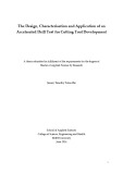 Master's thesis of Applied Science: The design, characterisation and application of an accelerated drill test for cutting tool development