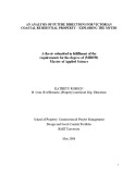 Master's thesis of Applied Science: Analysis of future directions for Victorian coastal residential property - exploring the myths