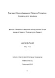 Master's thesis of Engineering: Transient overvoltages and distance protection: problems and solutions