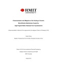 Doctoral thesis of Philosophy: Characterisation and mitigation of the fouling of ceramic microfiltration membranes caused by algal organic matter released from cyanobacteria