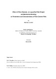 Master's thesis of Engineering: Effect of fibre diameter, at a specified web weight and mechanical bonding on parameters and characteristics of fibre cement felts