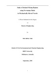 Master's thesis of Engineering: Study of isolated mixing regions using Newtonian fluids in mechanically stirred vessels