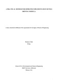 Master's thesis of Engineering: A practical method for improved implementation of pile driving formula