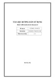 Tài liệu hướng dẫn sử dụng phần mềm khai báo hải quan