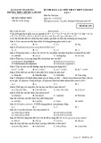 Đề thi KSCL tốt nghiệp THPT QG môn Hóa học năm 2023 (Lần 1) - Trường THPT chuyên Lam Sơn, Thanh Hóa (Mã đề 209)