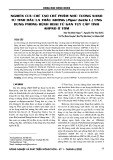 Nghiên cứu chế tạo chế phẩm nhũ tương nano từ tinh dầu lá trầu không (Piper betle L.) ứng dụng phòng bệnh hoại tử gan tụy cấp tính AHPND ở tôm