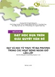 Dạy và học dựa trên giải quyết vấn đề thông qua thực tế địa phương (Sách bồi dưỡng giáo viên phổ thông trung học cơ sở)