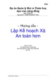 Hướng dẫn lập kế hoạch xã an toàn hơn