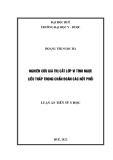 Luận án Tiến sĩ Y học: Nghiên cứu giá trị cắt lớp vi tính ngực liều thấp trong chẩn đoán các nốt phổi