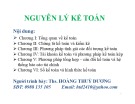 Bài giảng Nguyên lý kế toán: Chương 1 - ThS. Hoàng Thùy Dương