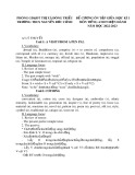 Đề cương ôn tập giữa học kì 1 môn Tiếng Anh lớp 9 (Hiện hành) năm 2022-2023 - Trường THCS Nguyễn Đức Cảnh