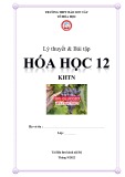 Lý thuyết và bài tập môn Hóa học lớp 12 năm 2022 (KHTN) - Trường THPT Đào Sơn Tây