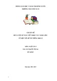 Chuyên đề: Rèn luyện kĩ năng viết đoạn văn nghị luận về một vấn đề tư tưởng đạo lí