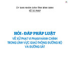 Xử phạt vi phạm hành chính trong lĩnh vực giao thông đường bộ và đường sắt - Hỏi đáp pháp luật