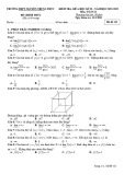 Đề thi giữa học kì 2 môn Toán lớp 11 năm 2022-2023 có đáp án - Trường THPT Nguyễn Trung Trực (Mã đề 111)