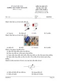 Đề thi học kì 1 môn Công nghệ lớp 12 năm 2022-2023 - Trường THPT Thuận Thành số 1, Bắc Ninh (Mã đề 102)