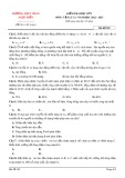 Đề thi học kì 1 môn Vật lý lớp 12 năm 2022-2023 - Trường THPT Phan Ngọc Hiển (Mã đề 102)
