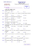 Đề thi giữa học kì 2 môn Toán lớp 11 năm 2022-2023 có đáp án - Trường THPT Hoa Lư A (Mã đề 101)