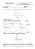 Đề thi KSCL môn Toán lớp 12 năm 2022-2023 có đáp án (Lần 3) - Trường THPT Lê Xoay, Vĩnh Phúc (Mã đề 132)