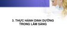 Bài giảng Dung dịch nuôi dưỡng tĩnh mạch: Chương 3 - DS. Đoàn Thị Khánh Linh