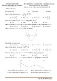 Đề thi KSCL môn Toán lớp 10 năm 2022-2023 có đáp án - Trường THPT Triệu Quang Phục, Hưng Yên