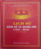 Ebook Lịch sử Đảng bộ xã Quang Sơn (1946-2016): Phần 2