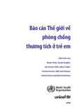 Phòng chống thương tích ở trẻ em - Báo cáo Thế giới