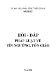 Ebook Hỏi-đáp pháp luật về tín ngưỡng, tôn giáo