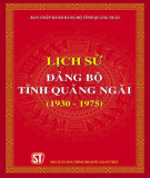 Ebook Lịch sử Đảng bộ tỉnh Quảng Ngãi (1930 - 1975): Phần 1