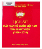 Ebook Lịch sử Mặt trận Tổ quốc Việt Nam tỉnh Ninh Thuận (1930 - 2010): Phần 1