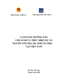 Cẩm nang hướng dẫn chuẩn bị và thực hiện dự án nguồn vốn ODA do ADB tài trợ tại Việt Nam