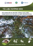 Tài liệu hướng dẫn xây dựng đề án truyền thông thực hiện chính sách chi trả dịch vụ môi trường rừng