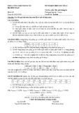 Đề thi kết thúc học phần Xác suất thống kê năm 2020 - Đề số 7 (04/01/2020)