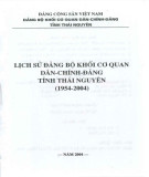 Ebook Lịch sử Đảng bộ khối cơ quan dân-chính-đảng tỉnh Thái Nguyên (1954-2004): Phần 2