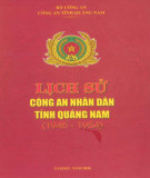 Ebook Lịch sử Công an nhân dân tỉnh Quảng Nam (1945-1954)