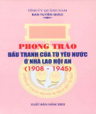 Ebook Phong trào đấu tranh của tù yêu nước ở nhà lao Hội An (1908-1945): Phần 1