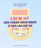 Ebook Lịch sử đấu tranh cách mạng ở nhà lao Hội An (1947-1975): Phần 2