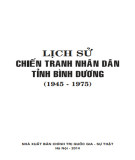 Ebook Lịch sử chiến tranh nhân dân tỉnh Bình Dương (1945-1975): Phần 2