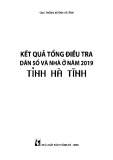 Kết quả Tổng điều tra dân số và nhà ở năm 2019 tỉnh Hà Tĩnh