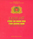 Ebook Lịch sử công an nhân dân tỉnh Quảng Nam (1954-1975): Phần 2