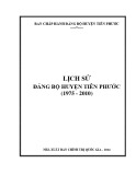 Ebook Lịch sử Đảng bộ huyện Tiên Phước (1975-2010)