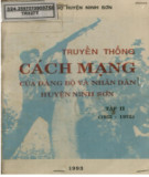 Ebook Truyền thống cách mạng của đảng bộ và nhân dân huyện Ninh Sơn (Tập 2): Phần 2