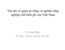 Bài giảng Vài nét về quản trị rừng và ngành công nghiệp chế biến gỗ của Việt Nam