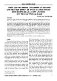 Thiết lập “hệ thống chẩn đoán và khuyến cáo tích hợp (DRIS)” để đánh giá tình trạng dinh dưỡng của cây bắp lai trên đất phù sa tỉnh An Giang