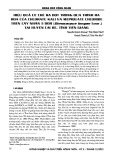 Hiệu quả ức chế ra đọt trong quá trình ra hoa của Chlorate kali và Mepiquate chloride trên cây nhãn E-Dor (Dimocarpus longan Lour.) tại huyện Cái Bè, tỉnh Tiền Giang