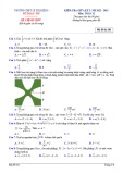 Đề thi giữa học kì 2 môn Toán lớp 12 năm 2022-2023 có đáp án - Trường THPT Lê Thị Riêng