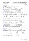 Đề thi chuyên đề môn Toán lớp 10 năm 2022-2023 (Lần 2) - Trường THPT chuyên Vĩnh Phúc