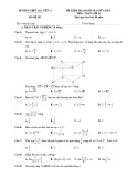 Đề thi giữa học kì 2 môn Toán lớp 11 năm 2022-2023 có đáp án - Trường THPT Gia Viễn A